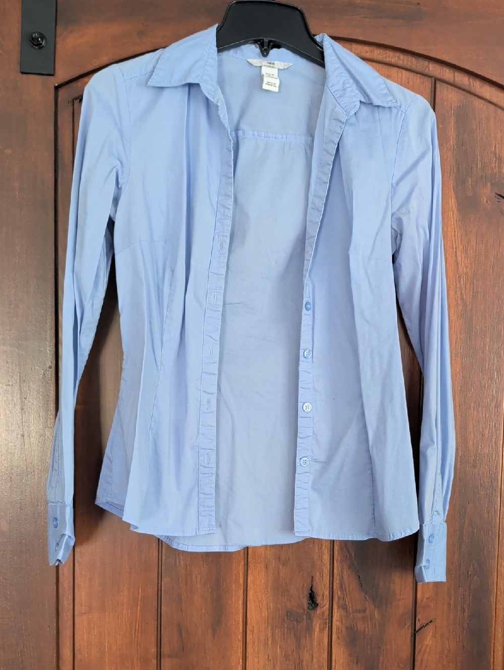 H&M Baby Blue Button-Up Shirt